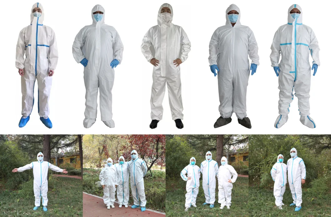 China Disposable Medical PPE Protective Clothing Surgical Nonwoven Coverall Suit for Hospital