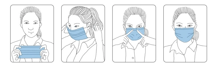 Disposable Face Masks - 3-Ply Breathable & Comfortable Filter Safety Mask