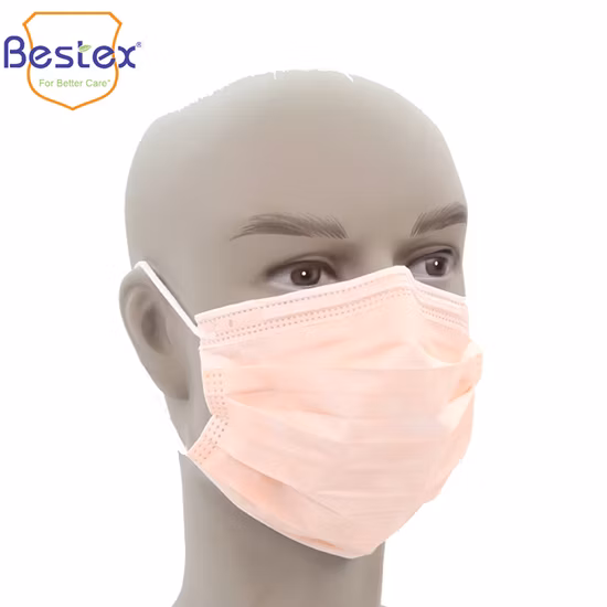Maschere ospedaliere chirurgiche monouso all'ingrosso, maschera nera, maschera tripla per il naso, Earloop, maschera medica usa e getta, maschera antipolvere per adulti dalla Cina, mascarilla