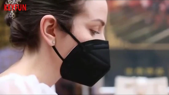 Maschera monouso in tessuto non tessuto con respiratore articolato per nebbia Maschera antipolvere FFP2 N95