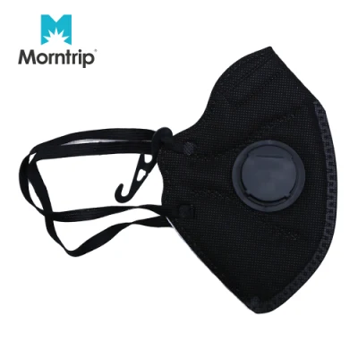 Maschera antipolvere del produttore Morntrip Valvola in tessuto non tessuto a 5 strati per maschera N95